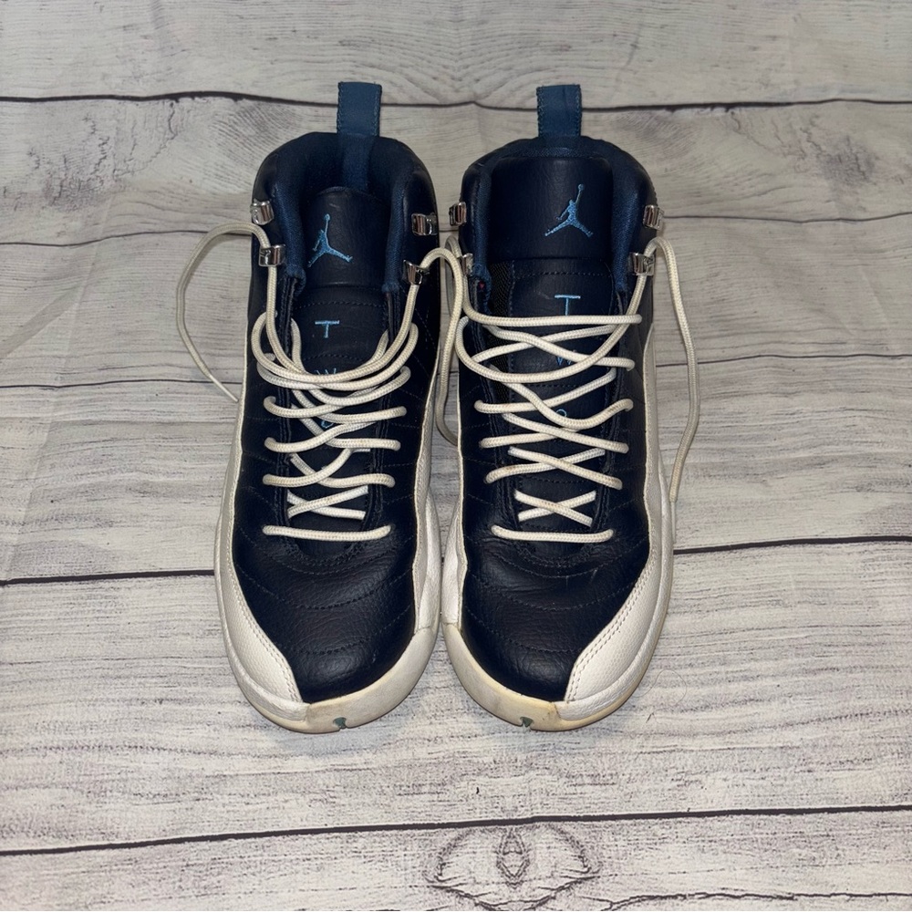 Gently Used Men’s Air Jordan 12 Retro GS Obsidian (Loc #3)